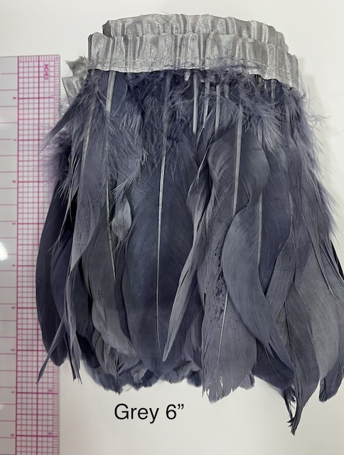 Nagorie Grey Feather 6\"
